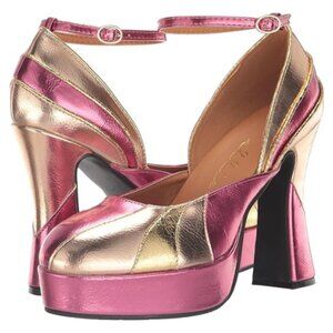 Ellie Shoes Women's 70's 557-dance Pump with Ankle Strap Size 8 M